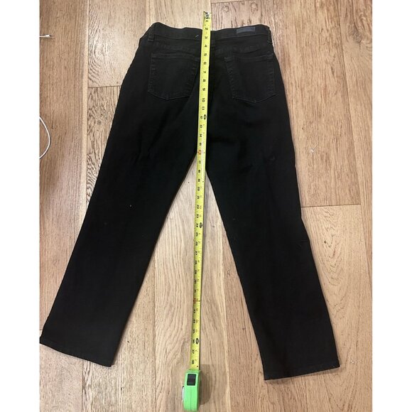 Lee Jeans Women's Size 6 Relaxed Straight Leg High Rise Outdoor Denim Black - Picture 7 of 8